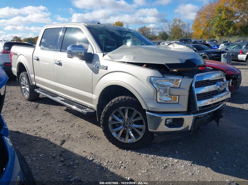 2017 FORD F-150 LARIAT - 1FTEW1EF3HFA22624