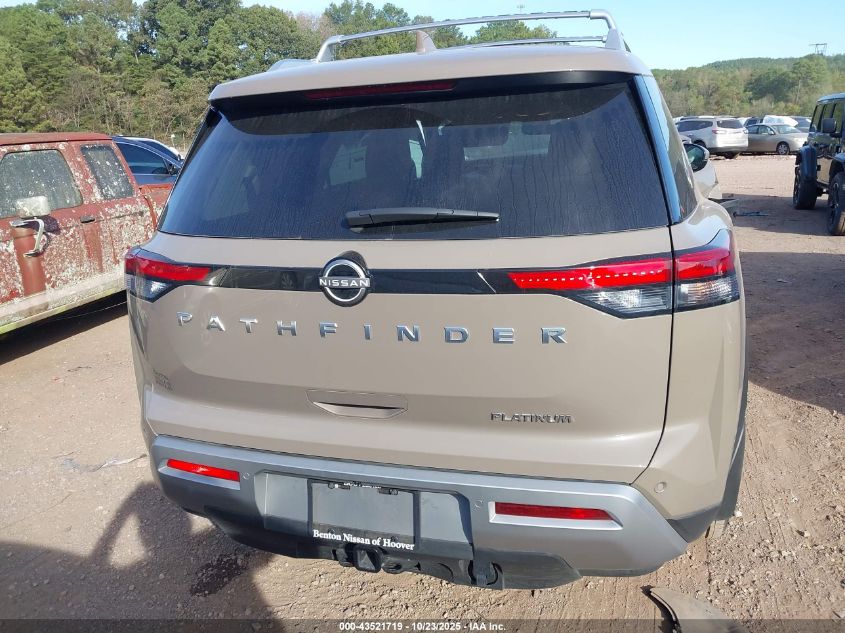 2025 Nissan Pathfinder Platinum Fwd VIN: 5N1DR3DH7SC20055 Lot: 43521719