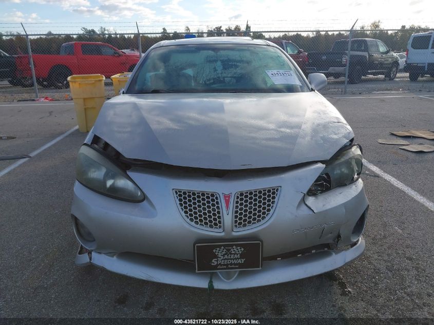 2008 Pontiac Grand Prix VIN: 2G2WP582081137310 Lot: 43521722
