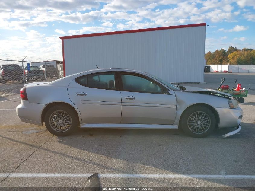 2008 Pontiac Grand Prix VIN: 2G2WP582081137310 Lot: 43521722