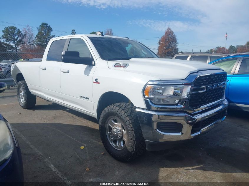 2022 Ram 3500 Big Horn 4X4 8' Box VIN: 3C63R3HL6NG291391 Lot: 43521740