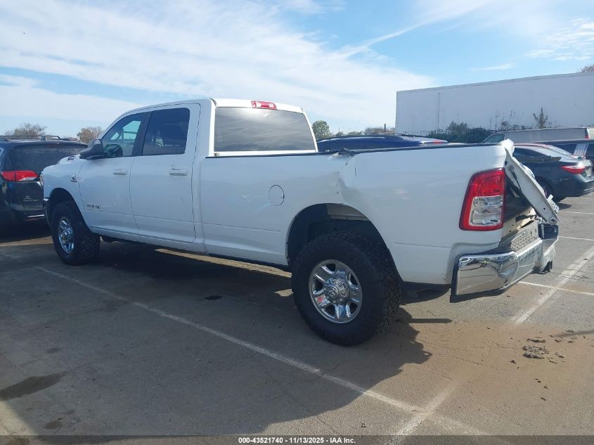 2022 Ram 3500 Big Horn 4X4 8' Box VIN: 3C63R3HL6NG291391 Lot: 43521740