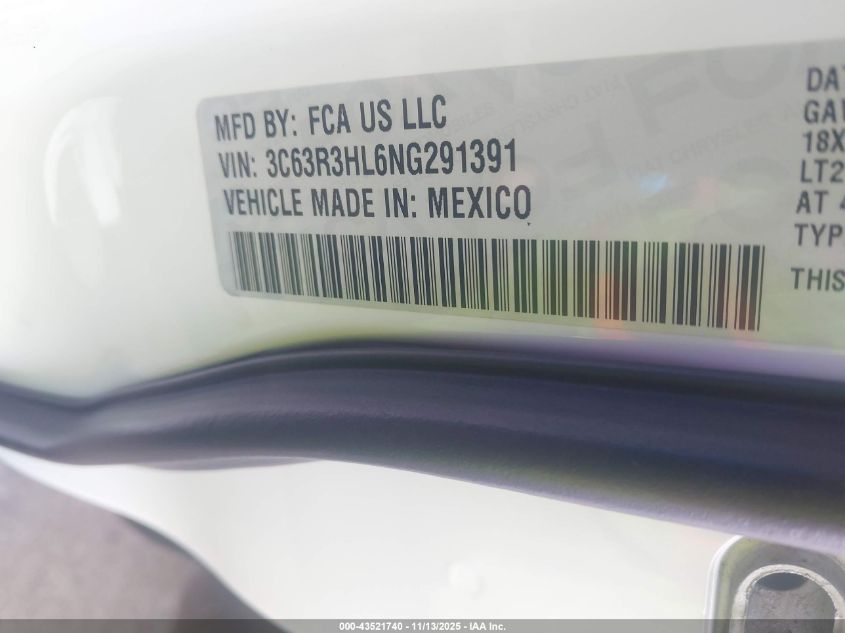 2022 Ram 3500 Big Horn 4X4 8' Box VIN: 3C63R3HL6NG291391 Lot: 43521740