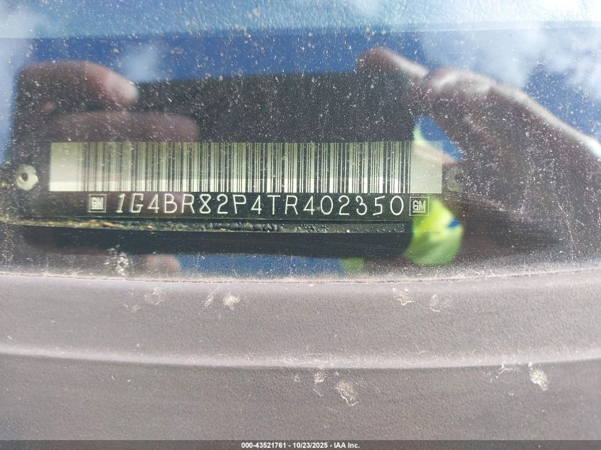 1996 Buick Roadmaster Limited VIN: 1G4BR82P4TR402350 Lot: 43521761