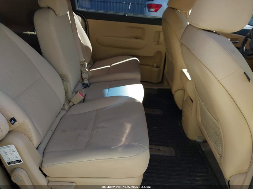 2016 Kia Sedona Lx VIN: KNDMB5C10G6190015 Lot: 43521919