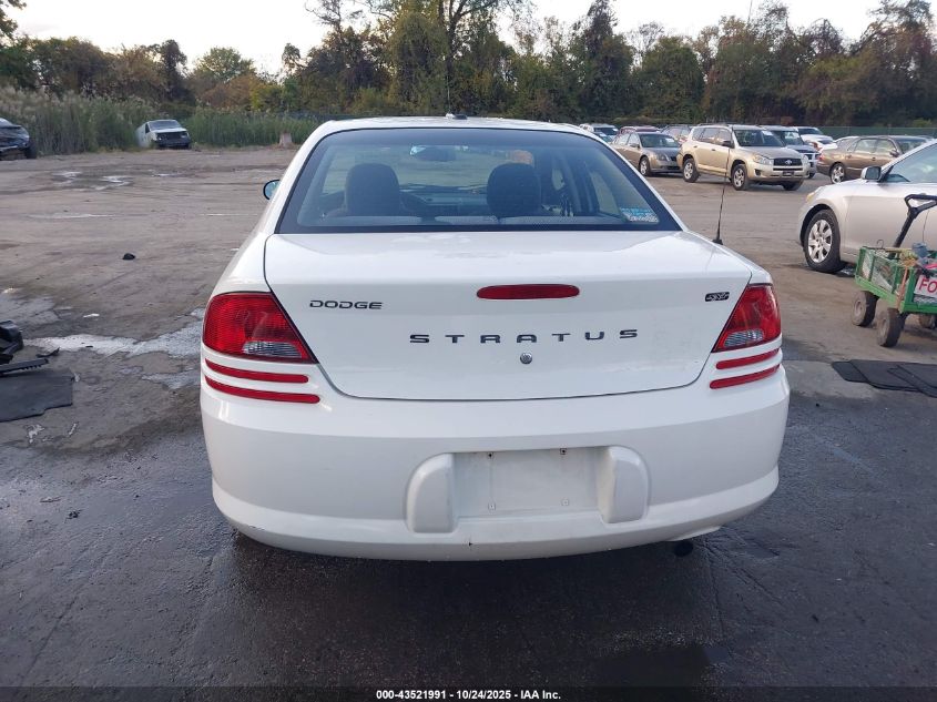 2006 Dodge Stratus Sxt VIN: 1B3EL46R16N223249 Lot: 43521991