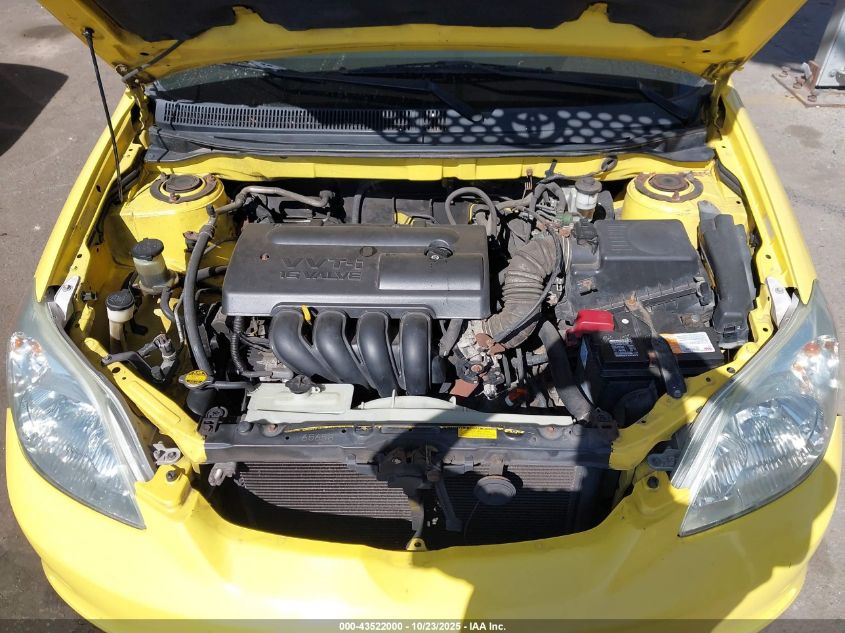 2004 Toyota Matrix Standard VIN: 2T1KR38E64C197140 Lot: 43522000