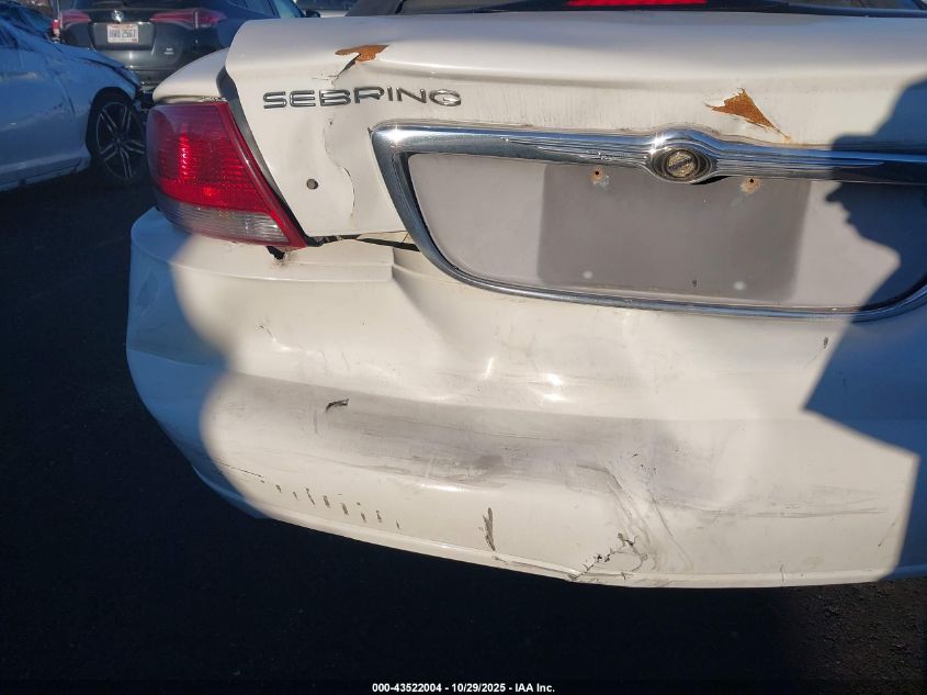 2005 Chrysler Sebring VIN: 1C3EL45X65N639623 Lot: 43522004