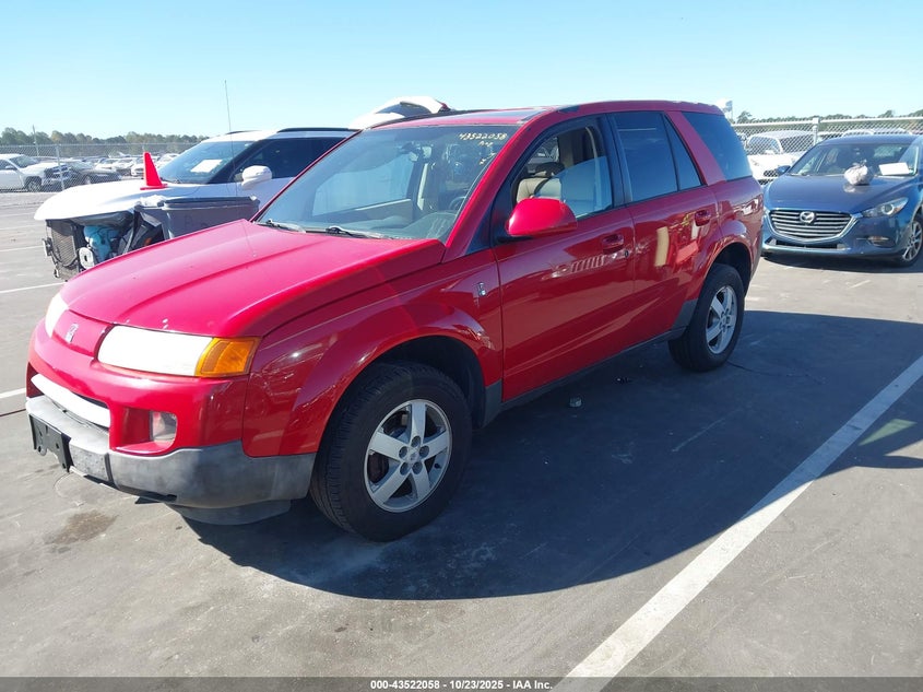 2005 Saturn Vue V6 red suv gasoline 5GZCZ53495S816388 photo #3