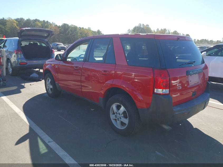 2005 Saturn Vue V6 red suv gasoline 5GZCZ53495S816388 photo #4