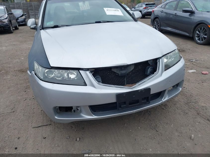 2006 Acura Tsx VIN: JH4CL96896C006200 Lot: 43522090