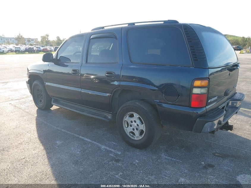 1GNEK13T05J184313 2005 CHEVROLET TAHOE photo no. 3
