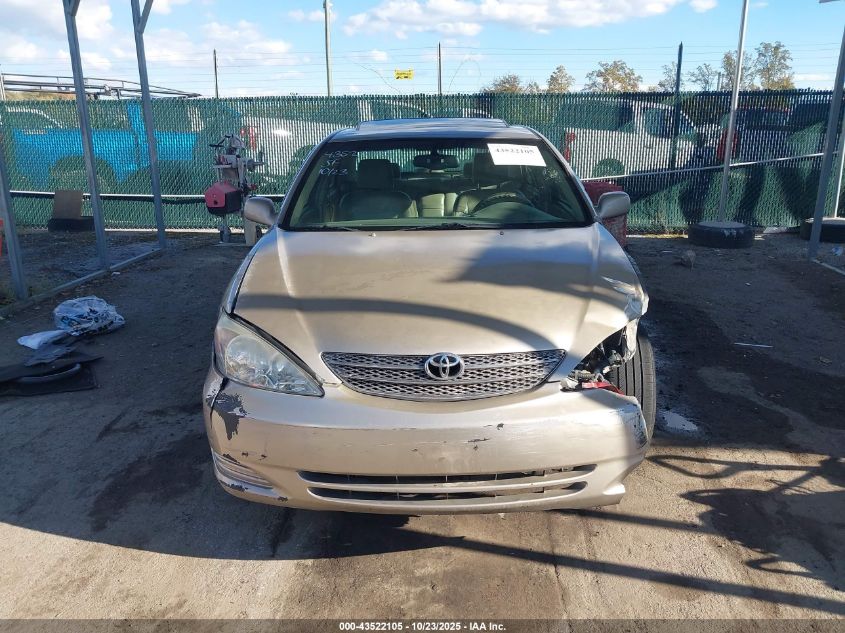 2002 Toyota Camry Xle V6 VIN: 4T1BF32KX2U540020 Lot: 43522105