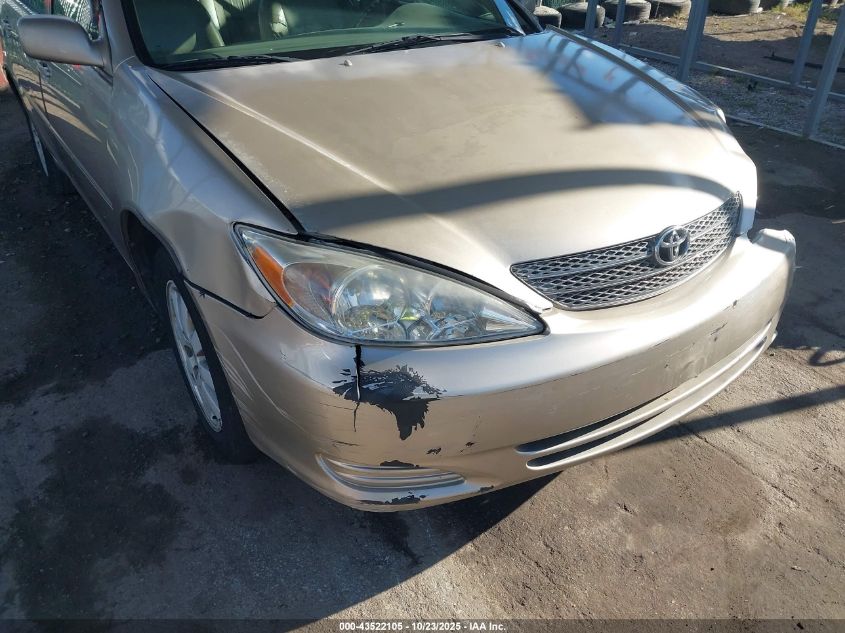 2002 Toyota Camry Xle V6 VIN: 4T1BF32KX2U540020 Lot: 43522105