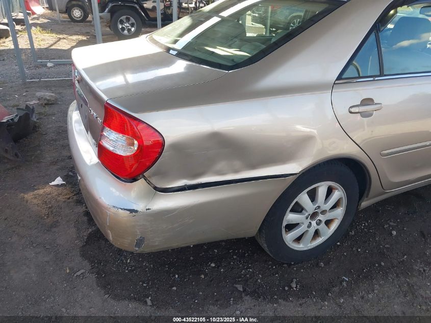 2002 Toyota Camry Xle V6 VIN: 4T1BF32KX2U540020 Lot: 43522105