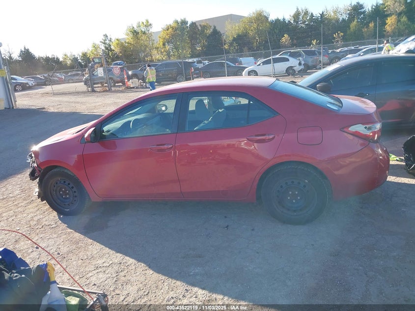 2016 TOYOTA COROLLA L/LE/LE PLS/PRM/S/S PLS - 2T1BURHEXGC605628