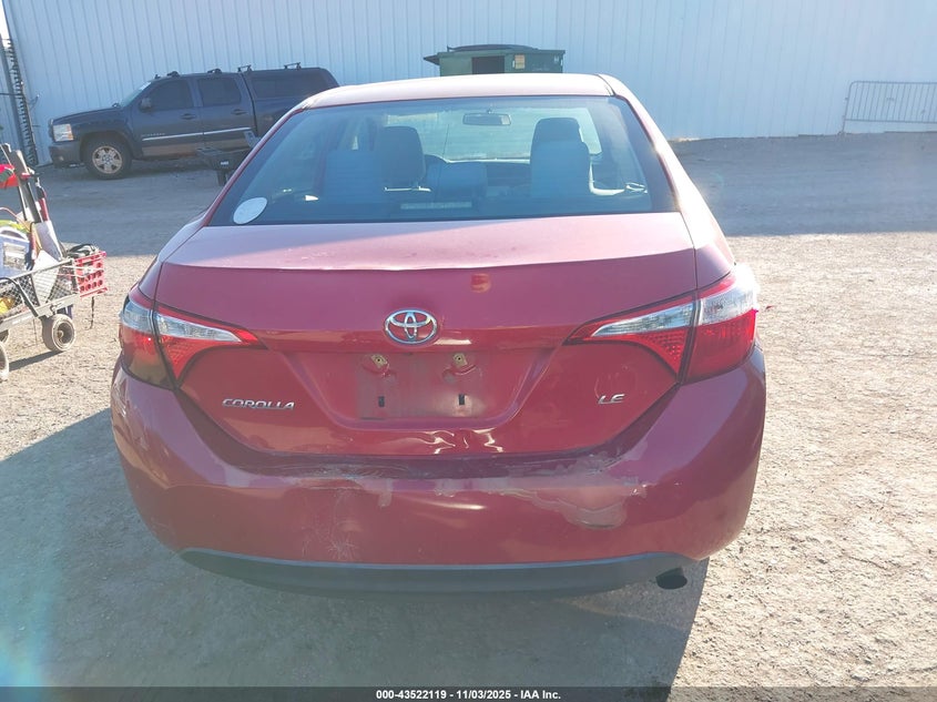 2016 TOYOTA COROLLA L/LE/LE PLS/PRM/S/S PLS - 2T1BURHEXGC605628