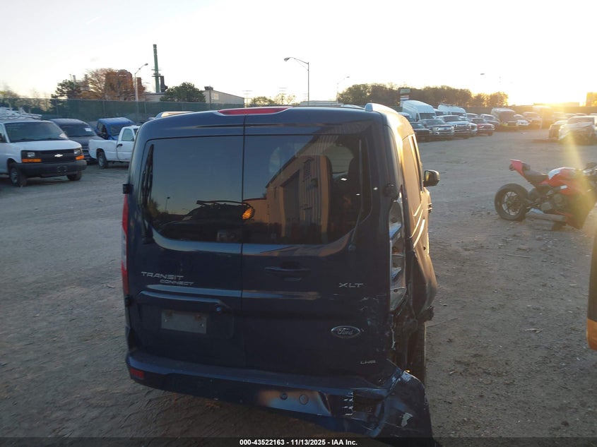 2017 Ford Transit Connect Xlt VIN: NM0GS9F70H1302070 Lot: 43522163