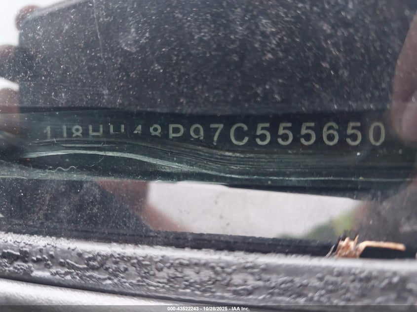 2007 Jeep Commander Sport VIN: 1J8HH48P97C555650 Lot: 43522243