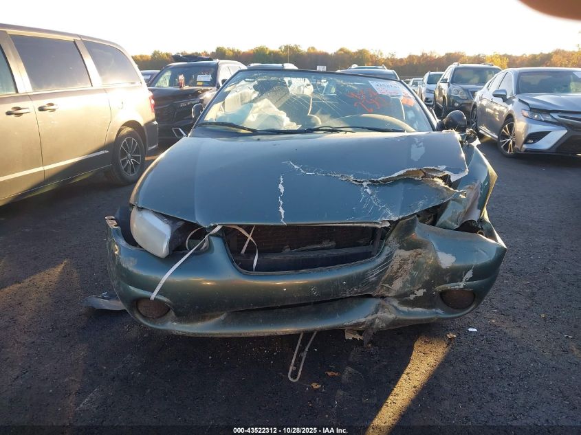 1997 Chrysler Sebring Jx VIN: 3C3EL45HXVT541865 Lot: 43522312