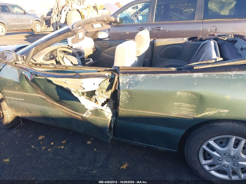 1997 Chrysler Sebring Jx VIN: 3C3EL45HXVT541865 Lot: 43522312