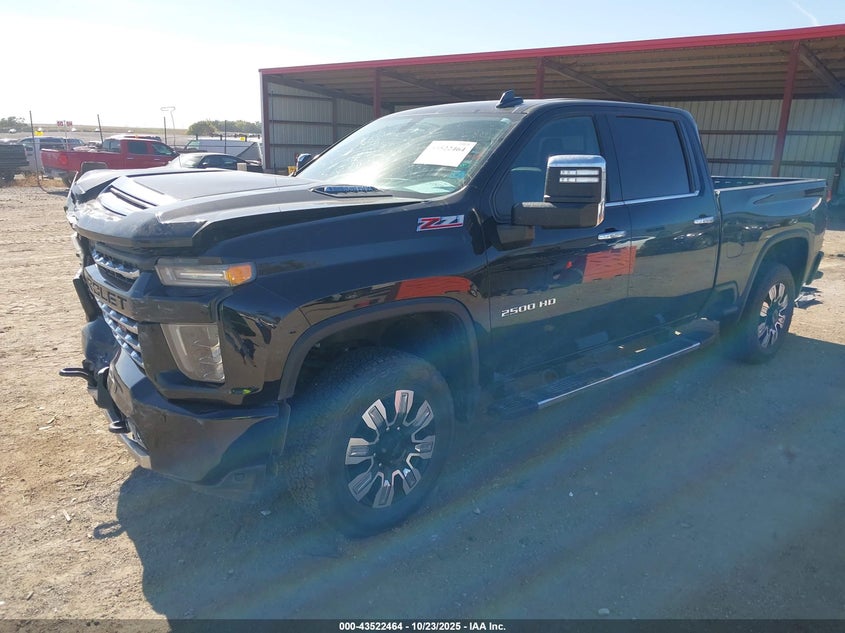 2022 CHEVROLET SILVERADO 2500HD (VIN: 1GC4YPEY5NF100455