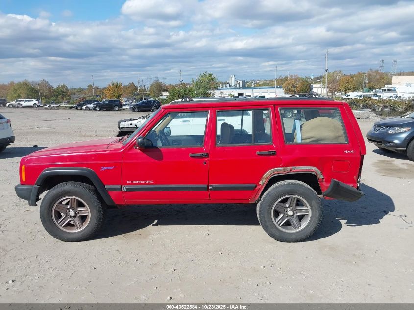 1997 Jeep Cherokee Sport VIN: 1J4FJ68S0VL513491 Lot: 43522584