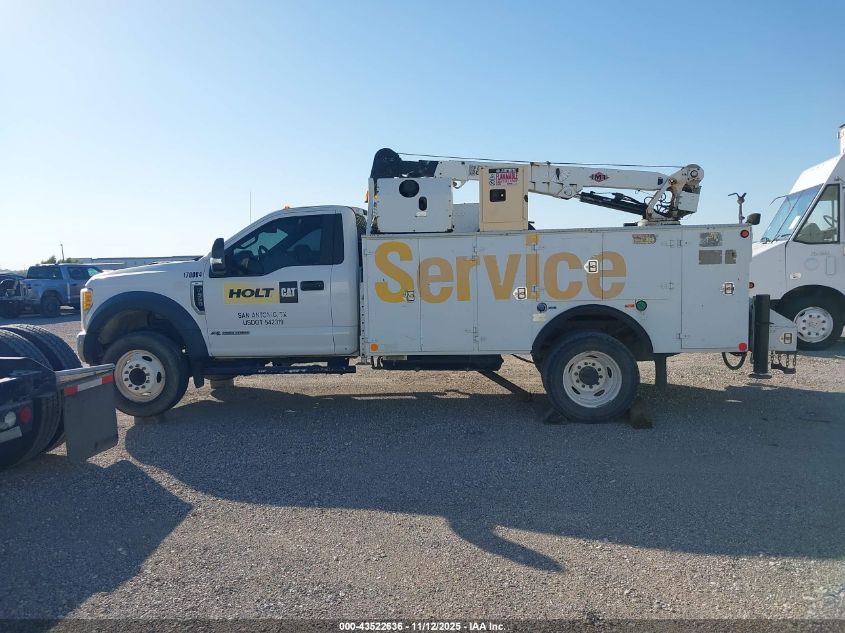 2017 Ford F-550 Chassis Xl VIN: 1FDUF5GTXHDA09219 Lot: 43522636