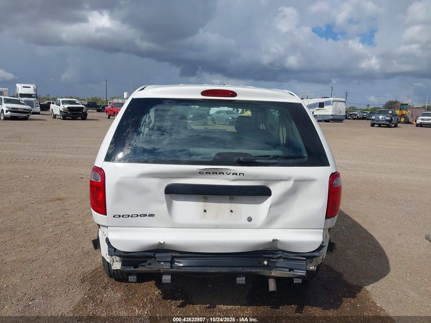 2007 Dodge Caravan Se VIN: 1D4GP25R07B101974 Lot: 43522807
