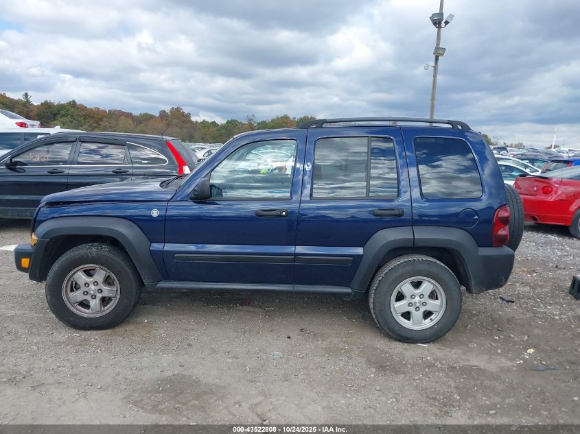 2006 Jeep Liberty Sport VIN: 1J4GL48K36W113766 Lot: 43522808