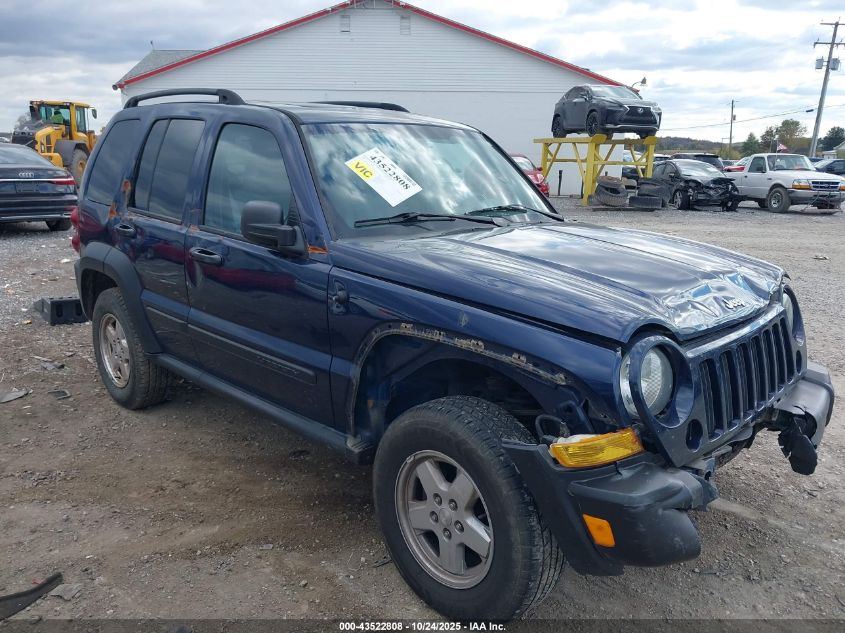 2006 Jeep Liberty Sport VIN: 1J4GL48K36W113766 Lot: 43522808
