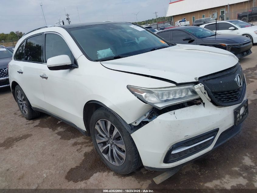 ACURA MDX TECHNOLOGY ACURAWATCH PLUS PACKAGES/TECHNOLOGY PACKAGE