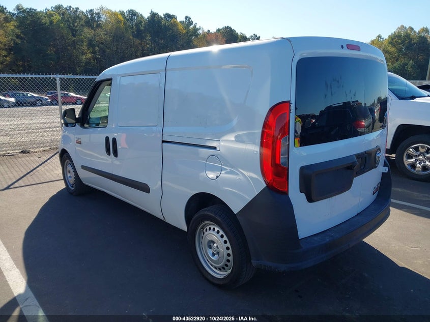 2016 RAM PROMASTER CITY TRADESMAN ZFBERFAT6G6B84588