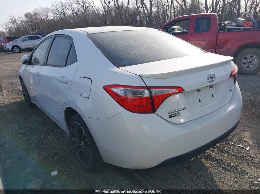 2014 Toyota Corolla S Plus white sedan gasoline 5YFBURHE2EP158631 photo #4