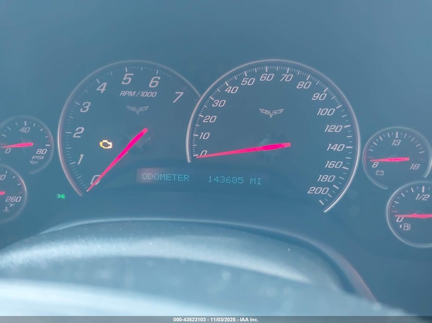 2005 Chevrolet Corvette VIN: 1G1YY24U655120912 Lot: 43523103