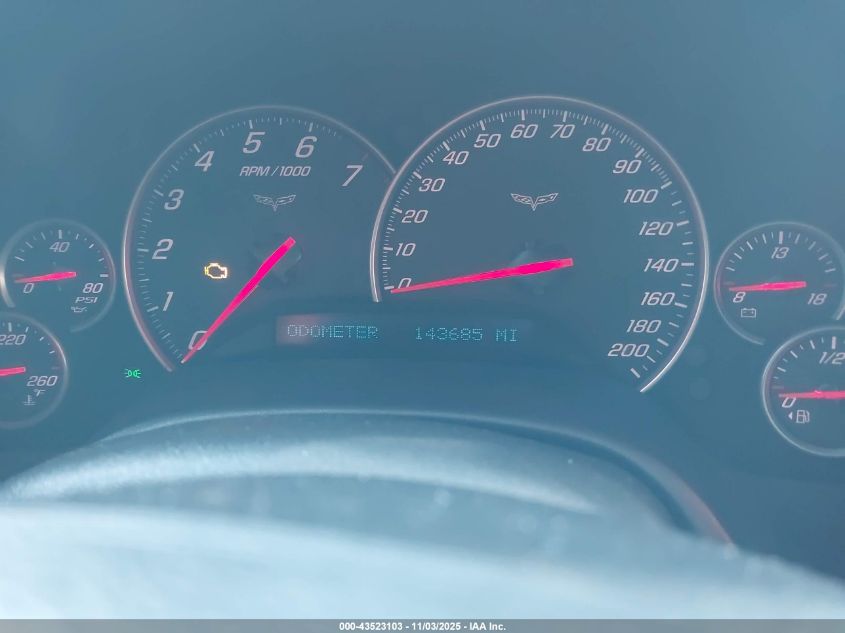 2005 Chevrolet Corvette VIN: 1G1YY24U655120912 Lot: 43523103