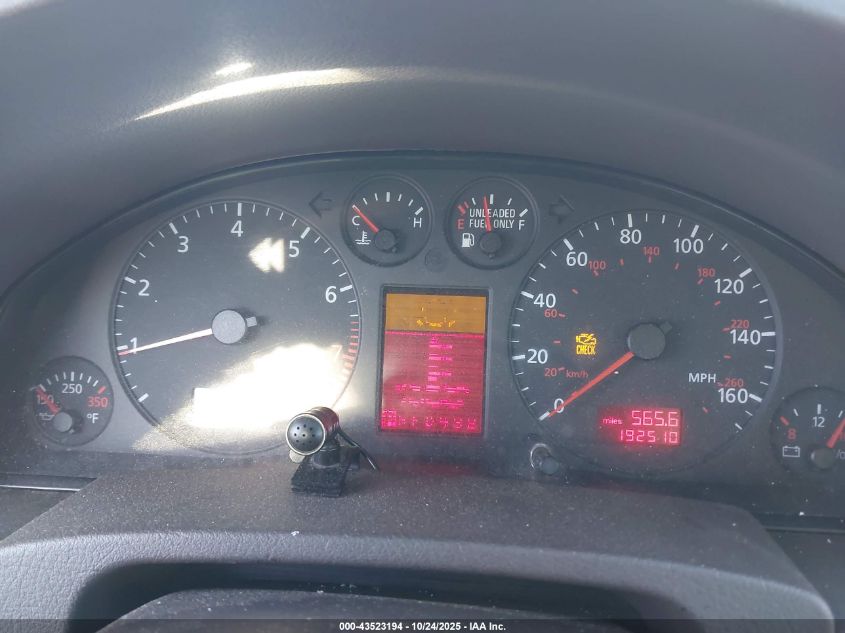 2001 Audi A6 2.7T VIN: WAUED64BX1N141636 Lot: 43523194