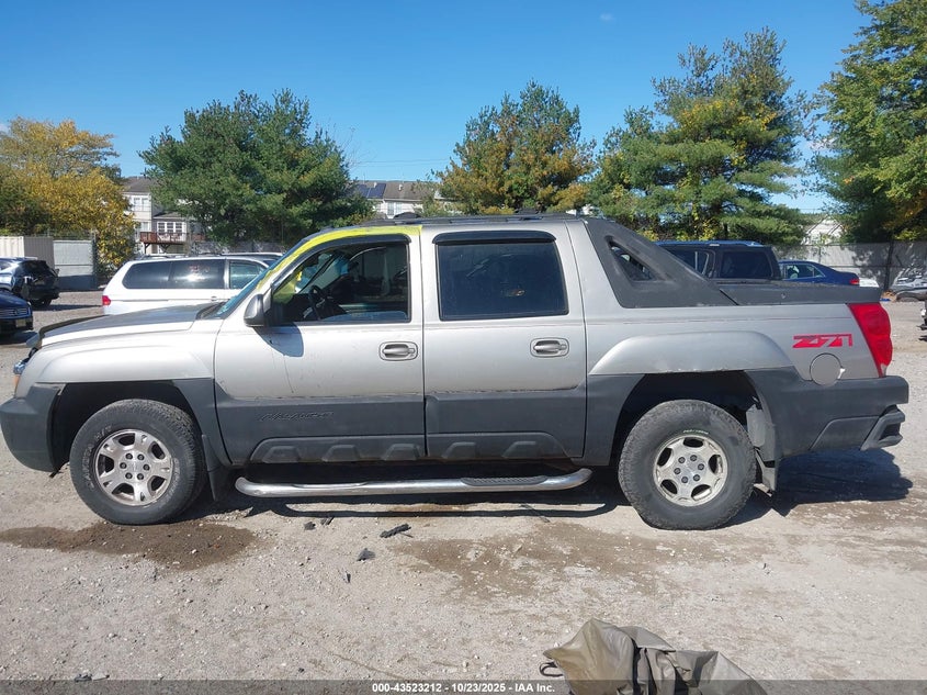 2003 Chevrolet Avalanche 1500 VIN: 3GNEK13T63G194729 Lot: 43523212