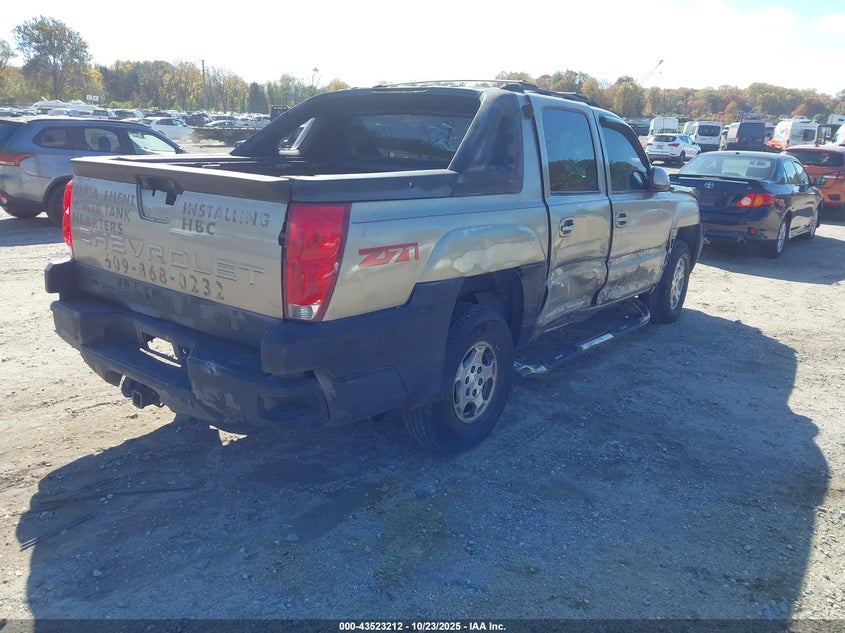 3GNEK13T63G194729 2003 CHEVROLET AVALANCHE photo no. 4