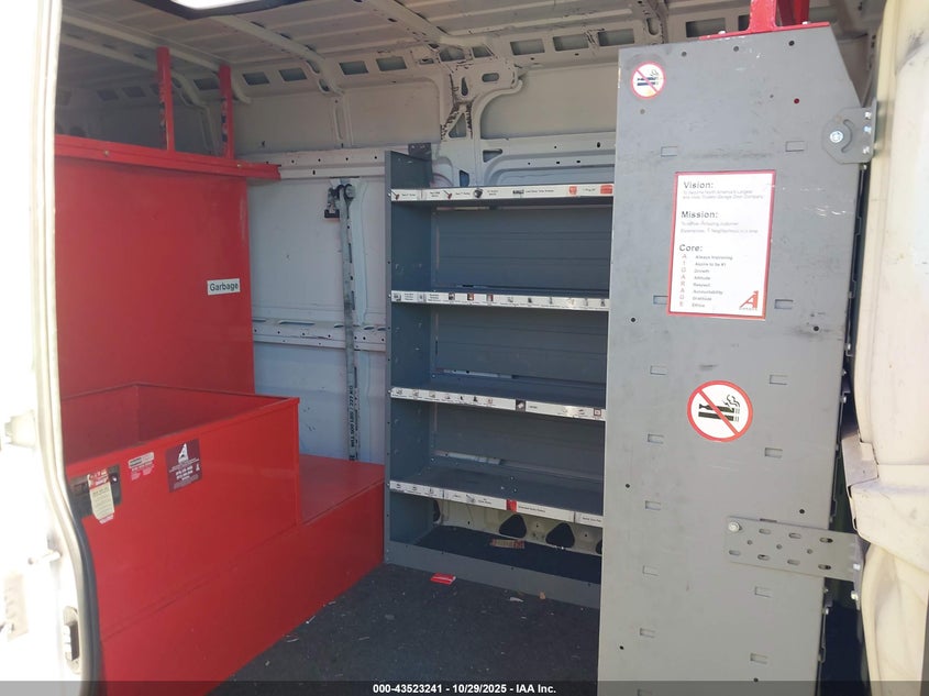 2019 Ram Promaster 2500 High Roof 159 Wb VIN: 3C6TRVDGXKE563131 Lot: 43523241