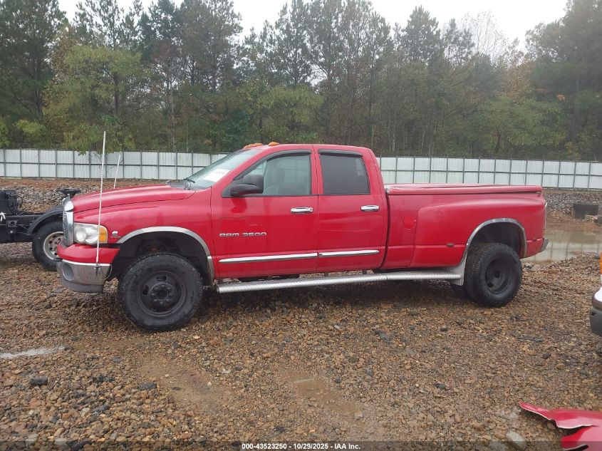 2004 Dodge Ram 3500 Slt/Laramie VIN: 3D7MU48C34G262422 Lot: 43523250