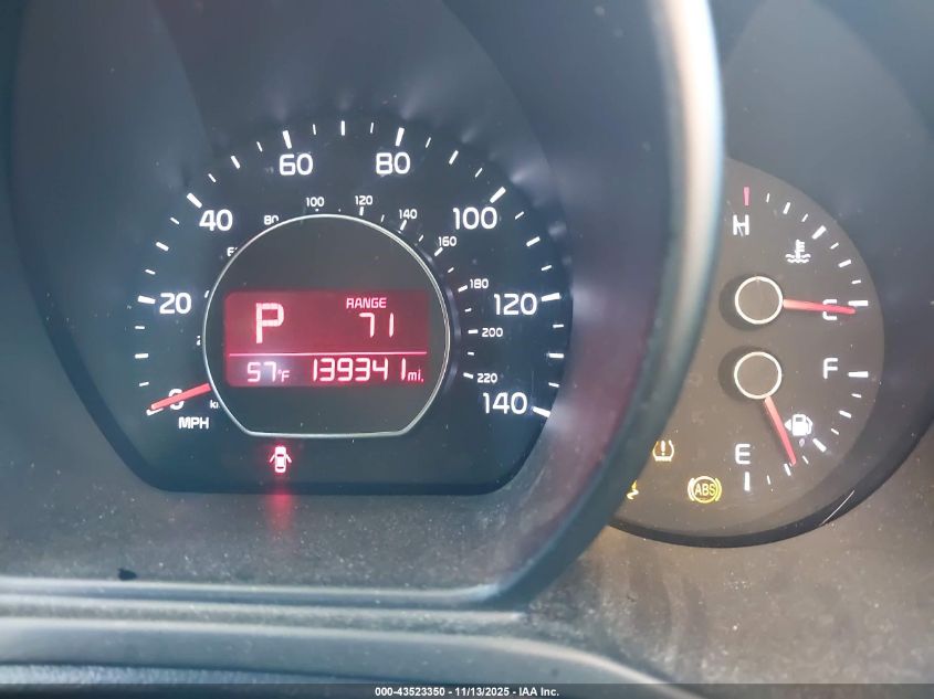 2017 Kia Soul + VIN: KNDJP3A5XH7497671 Lot: 43523350