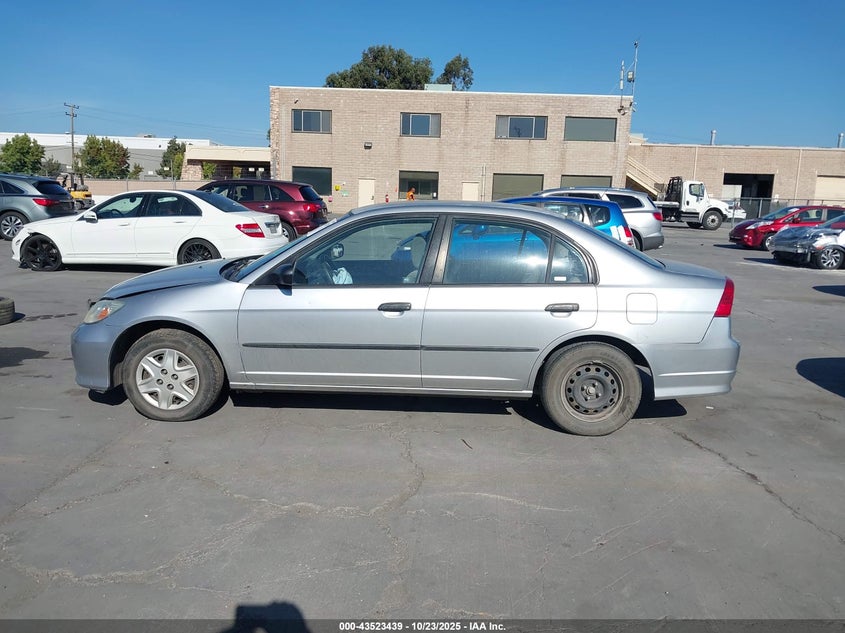 2004 Honda Civic Vp VIN: 2HGES16364H588741 Lot: 43523439