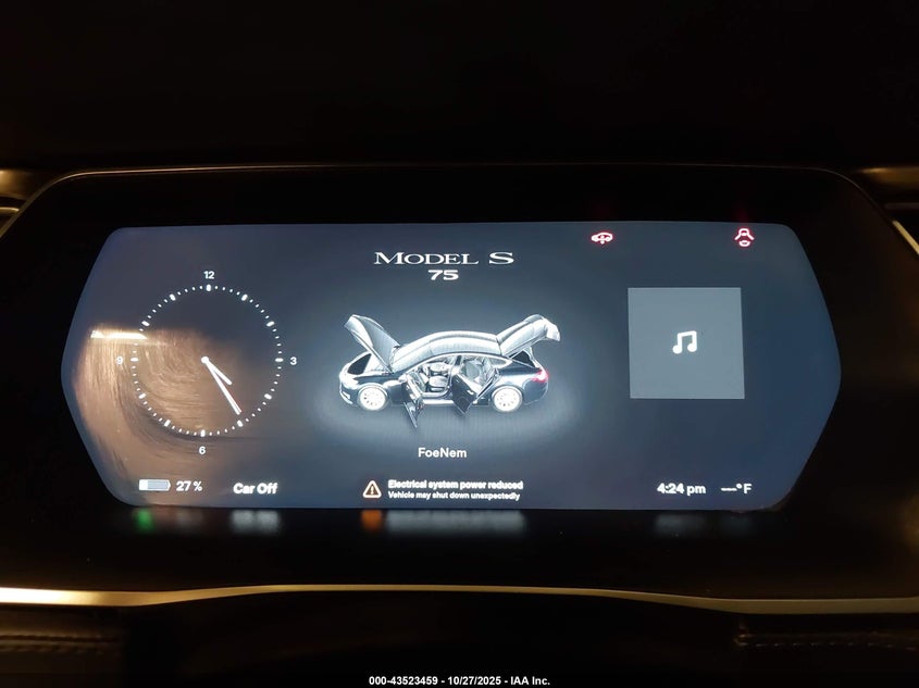 2017 Tesla Model S 60/75 VIN: 5YJSA1E1XHF218683 Lot: 43523459