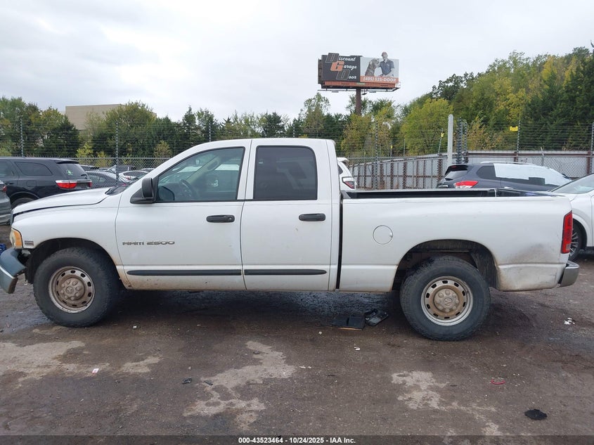 2005 Dodge Ram 2500 St VIN: 3D7KR28D95G709701 Lot: 43523464