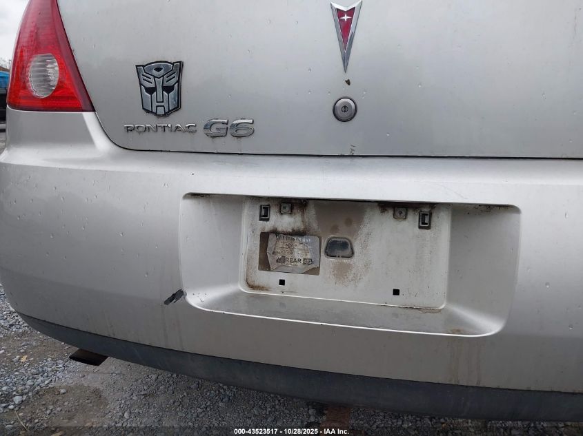 2007 Pontiac G6 VIN: 1G2ZG58B674258200 Lot: 43523517