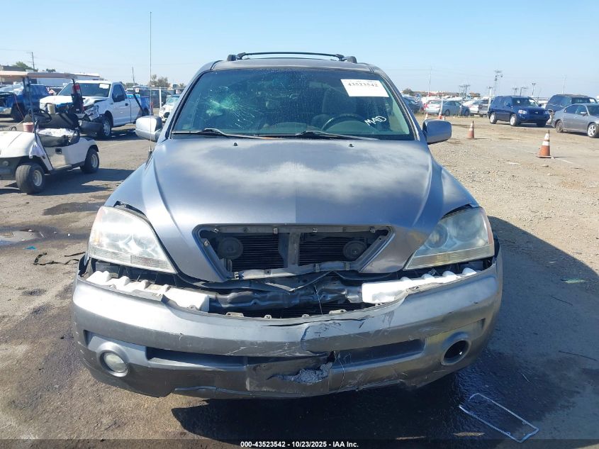 2006 Kia Sorento Ex/Lx VIN: KNDJD733X65567481 Lot: 43523542