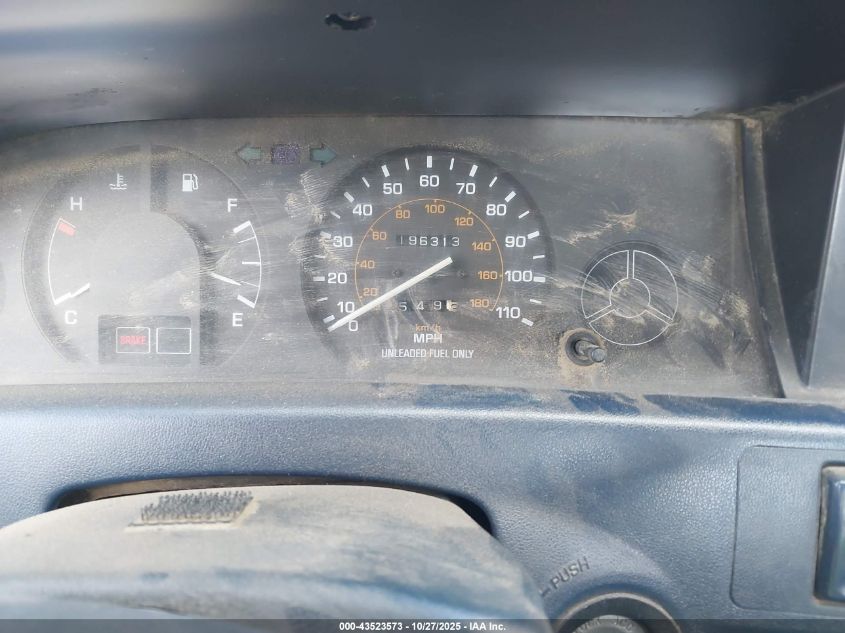 1991 Toyota Corolla VIN: 1NXAE91A2MZ256622 Lot: 43523573