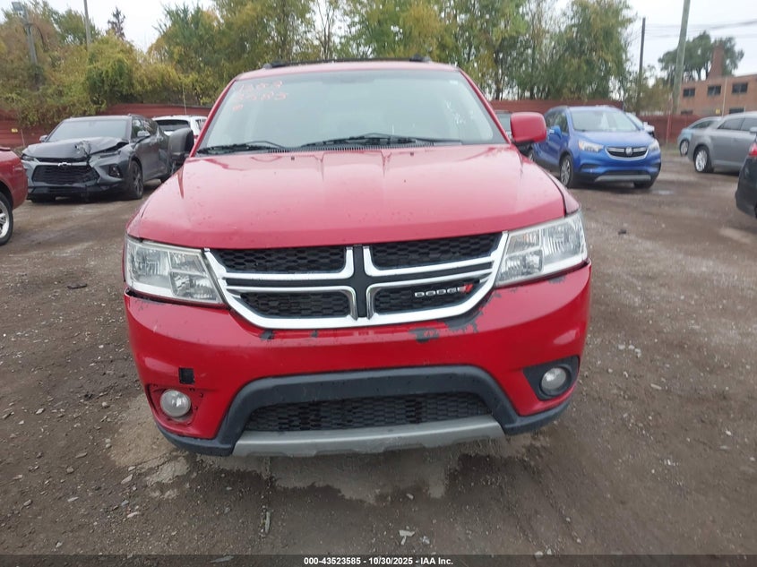 2012 Dodge Journey Sxt VIN: 3C4PDCBG7CT396174 Lot: 43523585