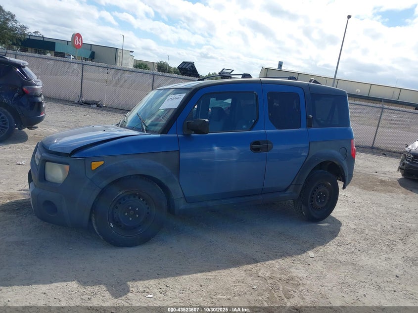 2007 Honda Element Lx VIN: 5J6YH18317L009678 Lot: 43523607